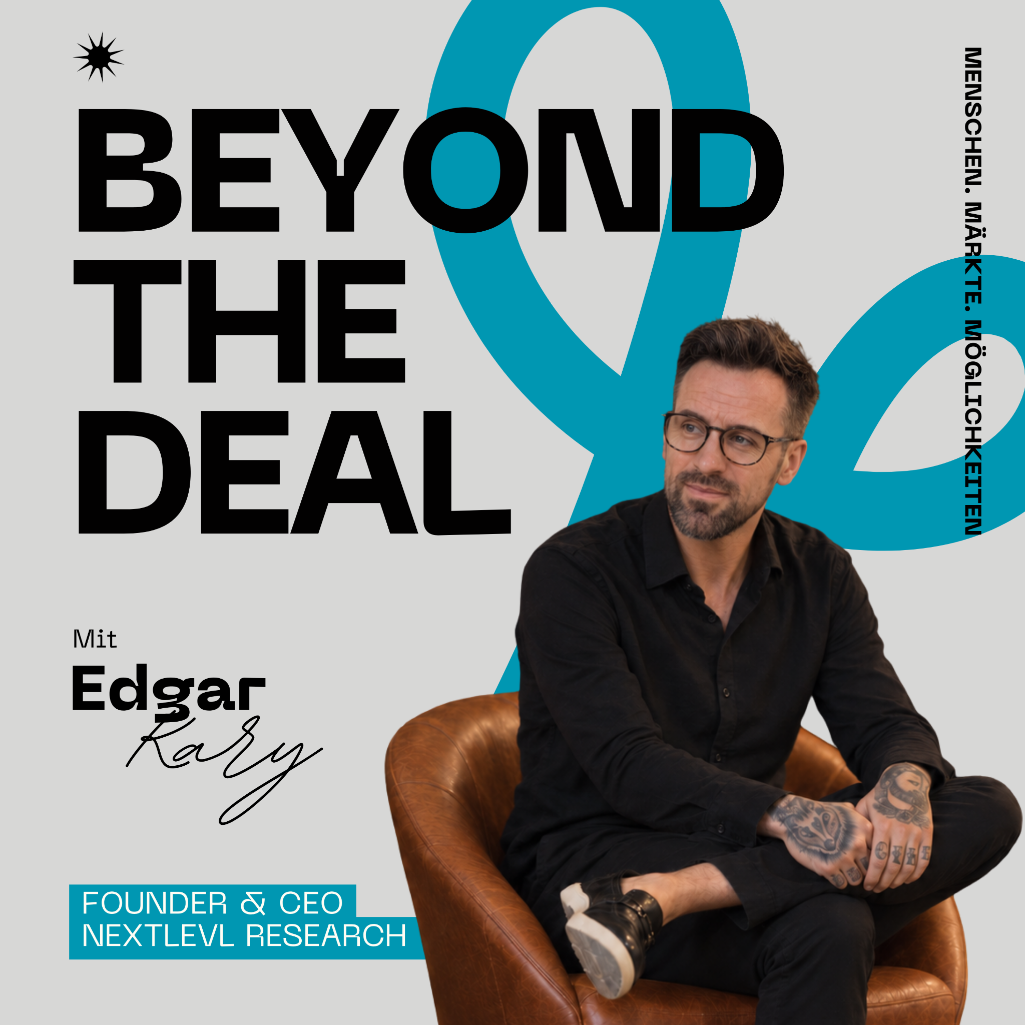 Beyond the Deal Podcast Cover mit Edgar Kary im Sessel